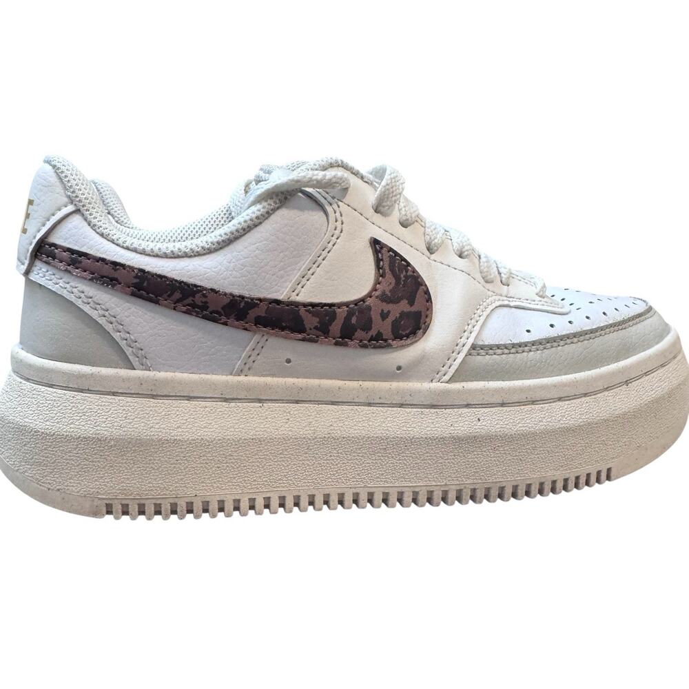 Nike White Court Vision Alta Leopard W 8